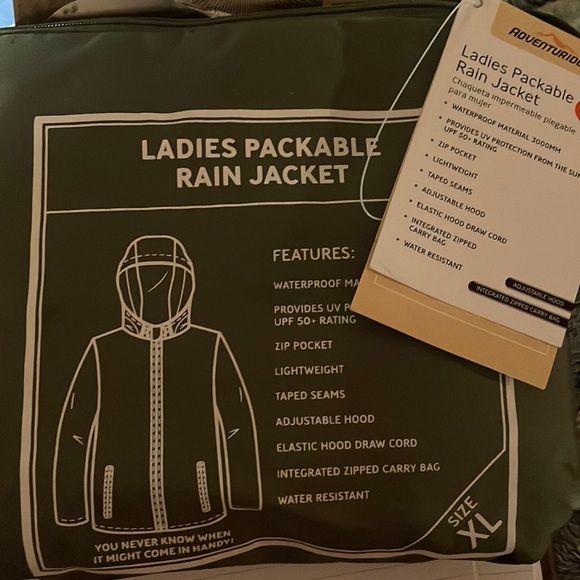 ADVENTURERIDGE Jackets & Coats Ladies Packable Xl Rain Jacket Poshmark